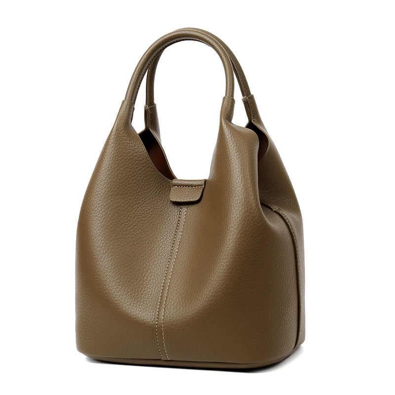 Borsa a secchiello vintage grande capacità tracolla da donna_voghion.com