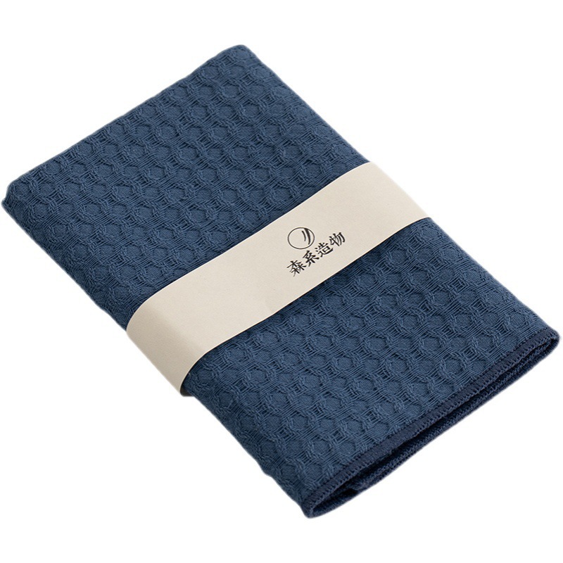 Simple espesado absorbente toalla de té mantel hogar sala de té simple algodón y lino de gama alta olla cuadrada estera de la toalla ceremonia del té Accesorios