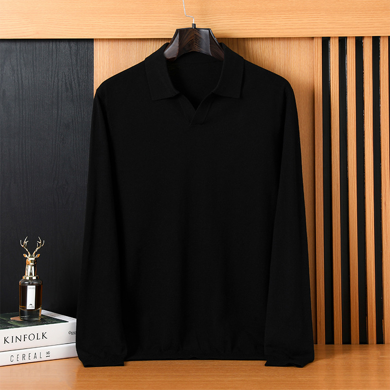 2026 Spring/Summer New Pullover Sweater Fine Wool Men's Pineapple Knit Seagull Collar Turn-Down Collar Warm Sweatshirt Top 2026 Spring/Summer New Pullover Sweater Fine Wool Men's Pineapple Knit Seagull Collar Turn-Down Collar Warm Sweatshirt Top