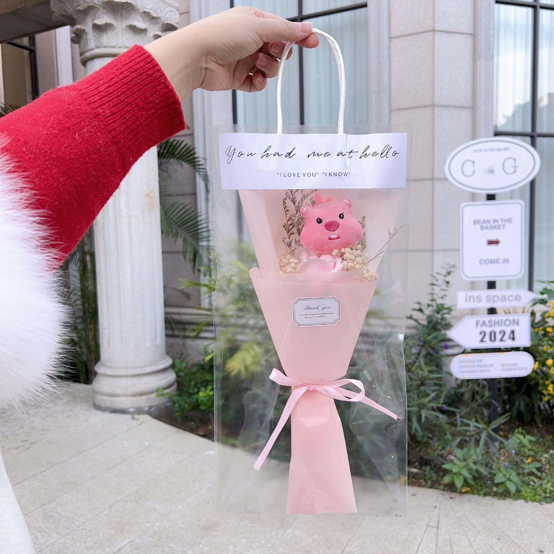 Regalo del Día de San Valentín, ramo de muñecos Star Dew, rosas de imitación estrelladas, flores secas, flores de cumpleaños para niñas