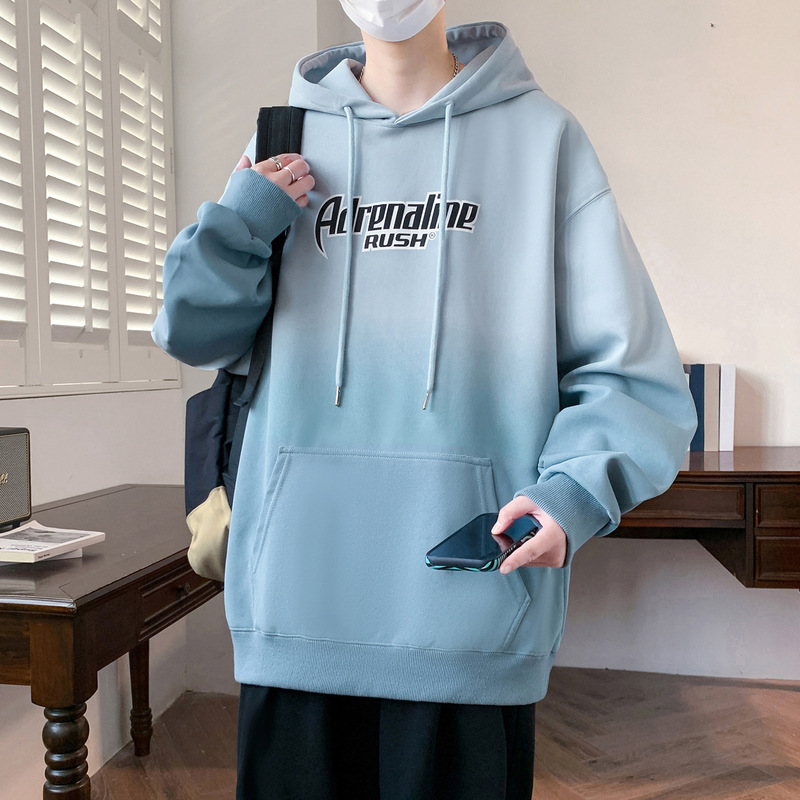 春秋季初中学生男孩长袖卫衣12-16岁青少年15大童潮牌上衣连帽衫|undefined