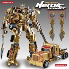 土豪黄金版アトラス変形玩具柱大ハンマー黄蜂金剛少年情懐玩具模型置物