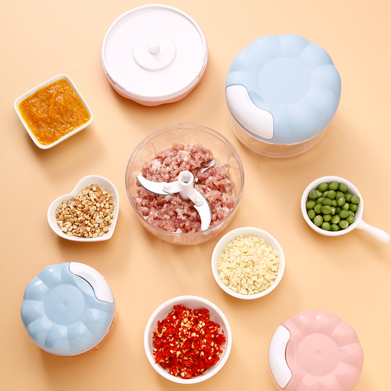 Garlic Crushing Tool 304 Stainless Steel Garlic Masher Manual Garlic Grinder Hand-Pulled Small Kitchen Tool