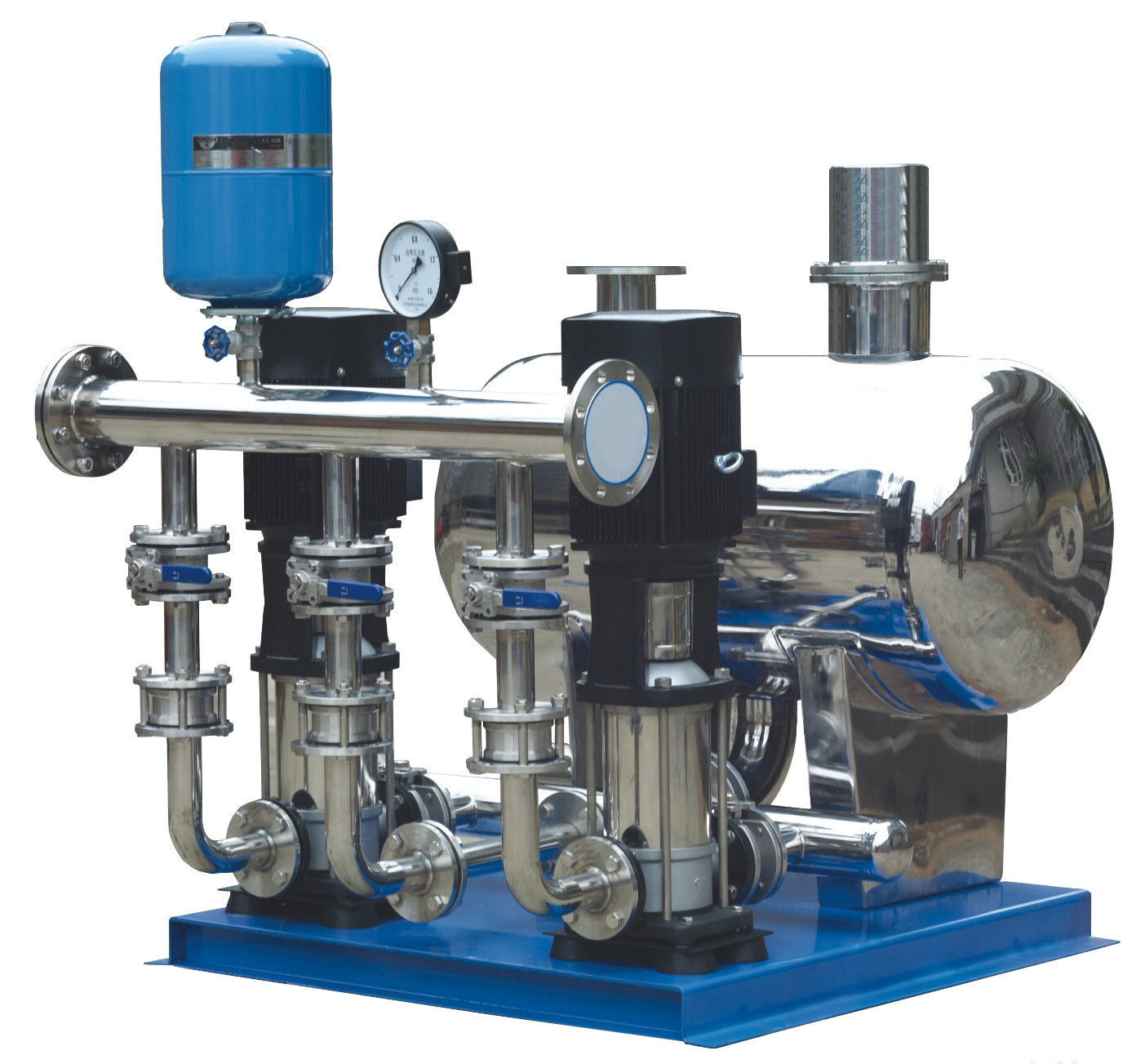 无负压恒压变频供水成套设备生活二次给水不锈钢多级泵