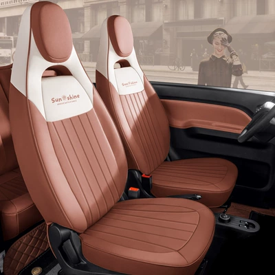 Wuling Hongguang minievGB seat, Seat cushion, seat cover - 20-23-sunshine-smart-brown-standard-edition-55-points-in-the-rear-row