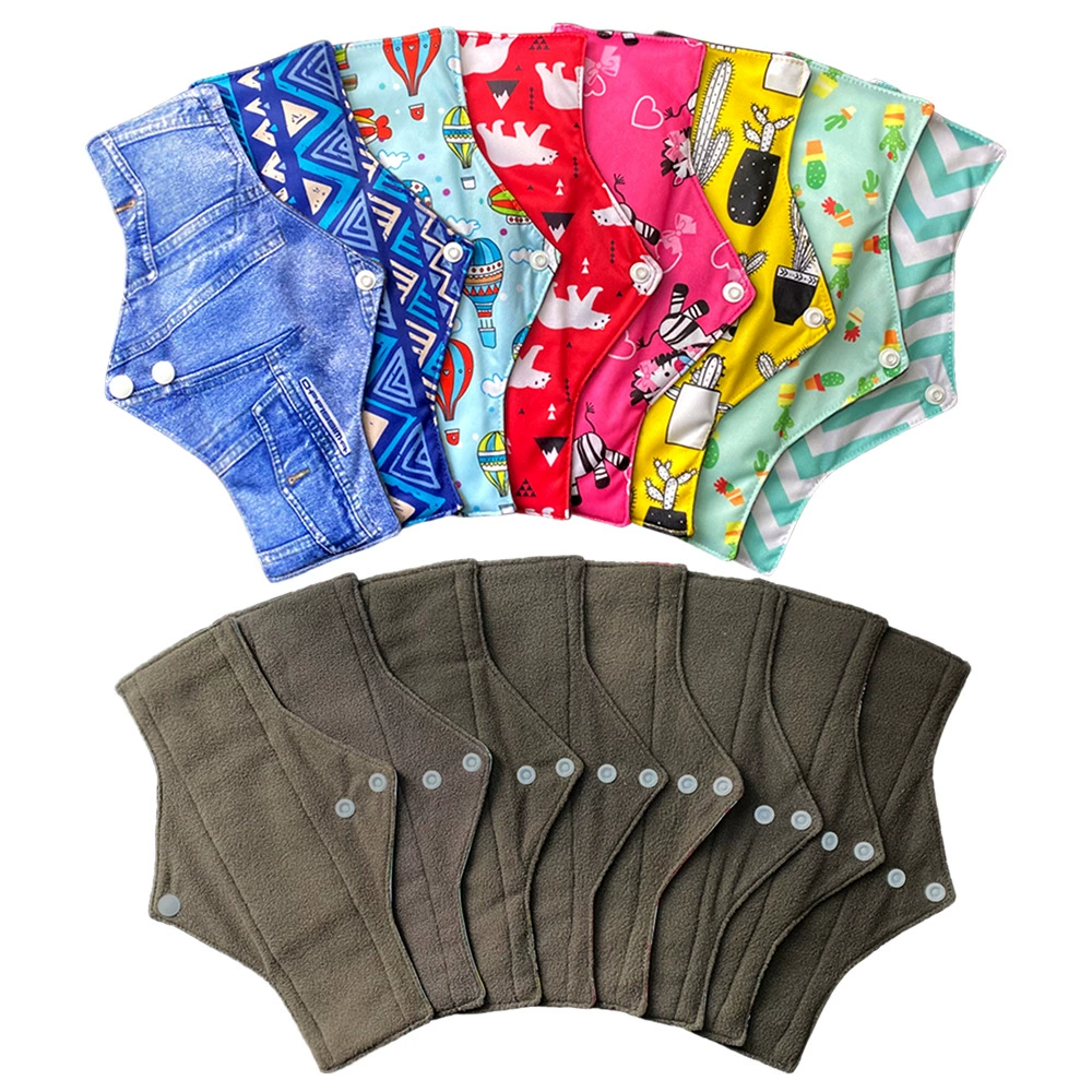 Моющаяся гигиеническая прокладка Goodbum Внешняя торговля Защита окружающей среды коврик для здоровья матери бамбуковый уголь бамбуковое волокно хлопок приятный для кожи дышащий в наличии