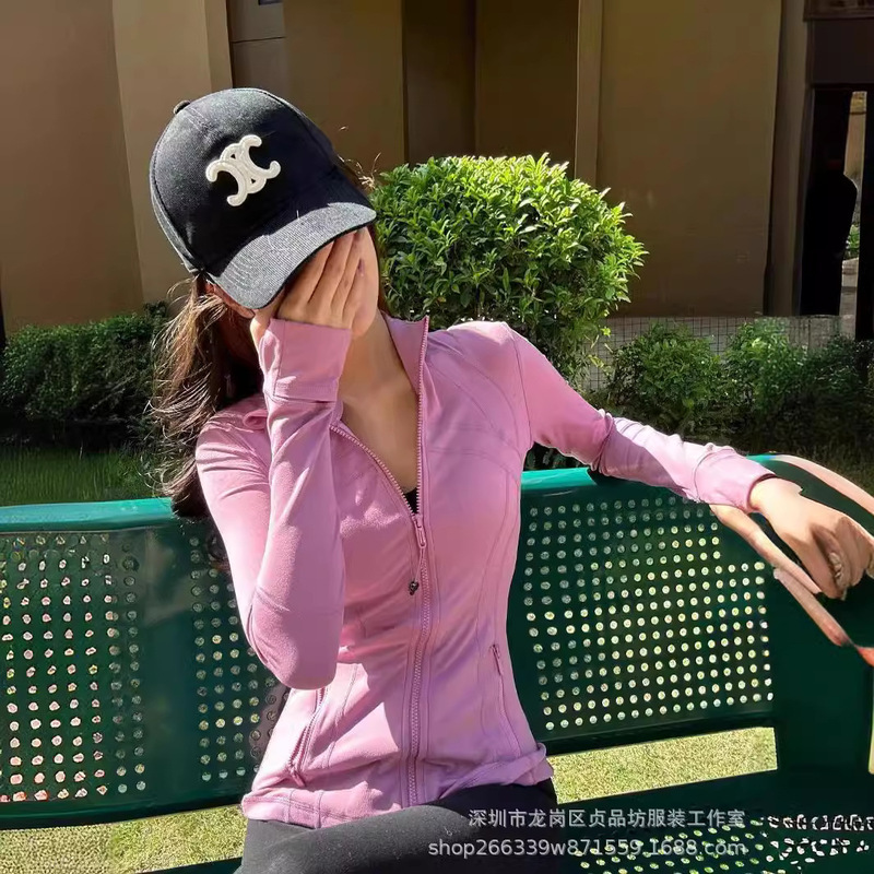 lulu Define Jacket high elastic women's yoga sports leisure slim-fit slimming Jacket stand collar Jacket