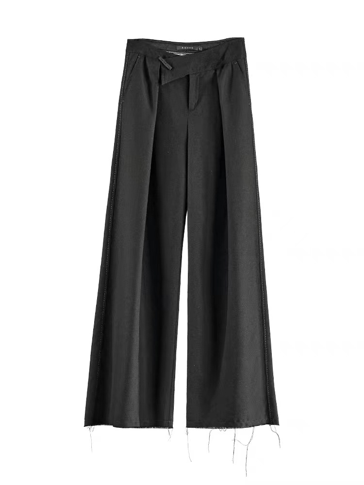 전문 바지 공장 작업복 여성 바지 OEM 작은 일괄 처리 생산 샘플 패키지 재료