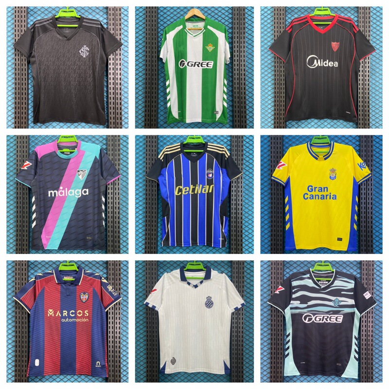 2526 La Liga Ligue 1 Premier League Club Jerseys Betis Lisbon Porto Celtic Barcelona Jerseys