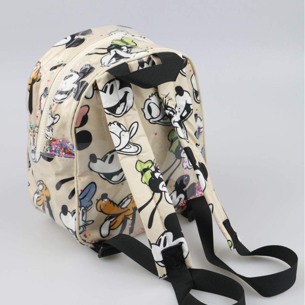 Nueva mochila infantil estampada con lentejuelas de albaricoque Pluto