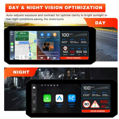 Recorder Front and Rear – Motorcycle driving recorder