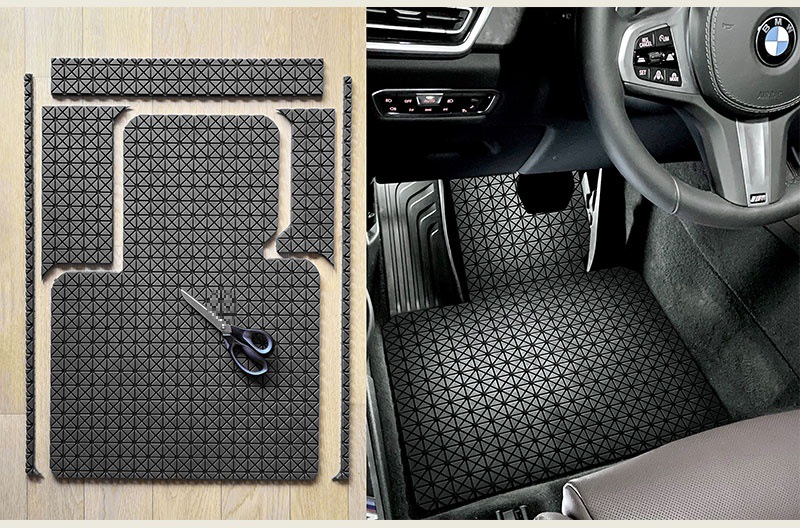 Main driving TPE car mat new energy universal any model of environmental protection rubber can be cut easy to clean wear