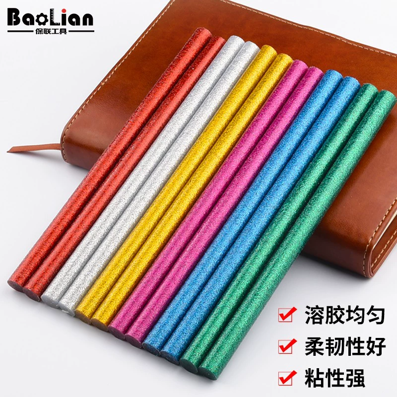 Цветной клей-карандаш красочный горячего расплава клея-карандаш высокой вязкости флэш-Электрический клей-карандаш универсальный клей-карандаш 7mm11mm сильный бытовой