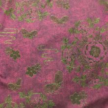 工厂现货新中式提花布金银丝织锦缎仿宋古风图案丝绸面料旗袍面料