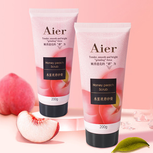 Ai Er Peach Body Scrub Wholesale Body Exfoliating Exfoliating Exfoliating Skin Moisturizing Skin Brightening Net Red Explosions
