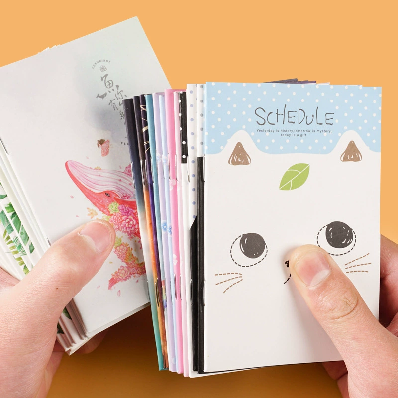 Мультяшная книга для учащихся начальной школы, блокнот 64k, милый приз, портативный блокнот для студентов, оптовая продажа