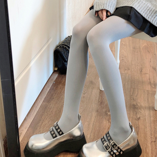 White stockings for women, pure milky white pantyhose, JK Japanese style lolita sexy black stockings spring and autumn thin anti-snagging stockings