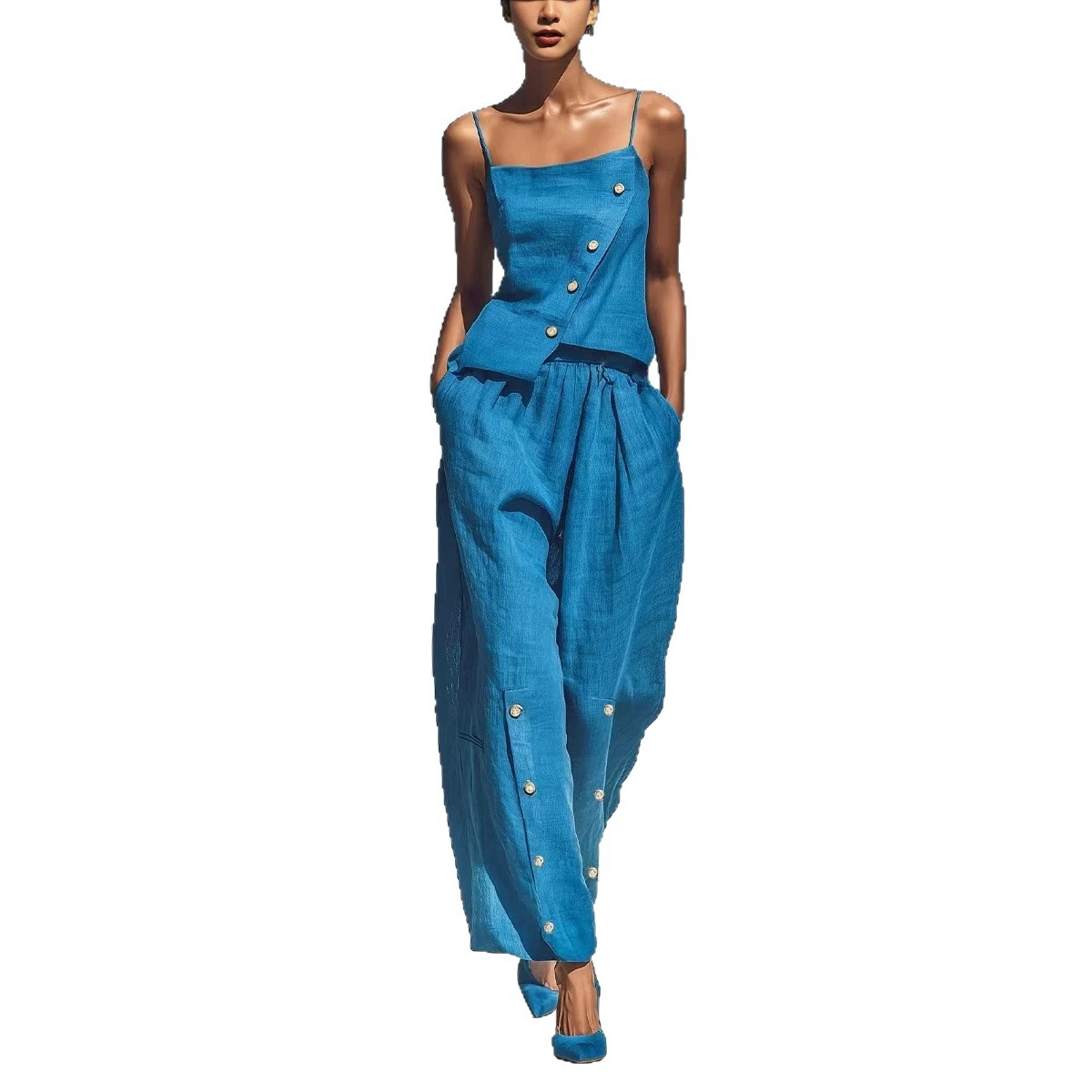 Women's 2 Piece Designer Style Set – Chic Casual Summer Outfit 2026_ecoleips.com