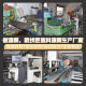 in stock rubber covered roller polyurethane rubber silicone high temperature resistant rubber roller nylon unpowered roller roller roller shaft