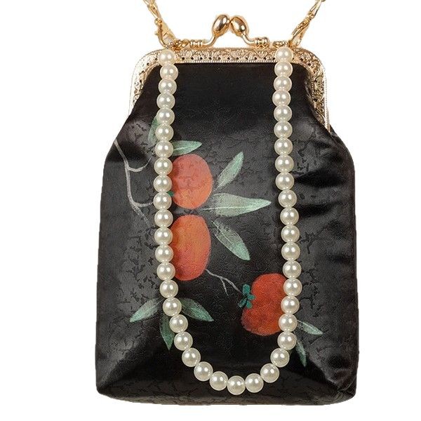 Mala de mão vintage estilo chinês com fecho dourado para mulher_voghion.com