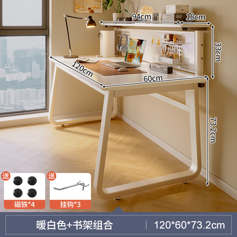 Escritorio para computadora de escritorio, dormitorio, hogar, estudiante, escritorio, estudio, escritura, oficina, apartamento pequeño, escritorio simple, casa de alquiler