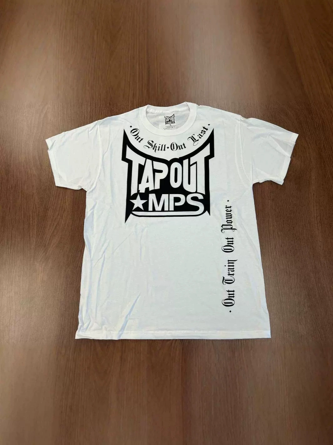 Кросс-бордер Gothic футболка европейский и американский ретро стиль Tapout MPS рисунок футболка мужская Y2K черная футболка