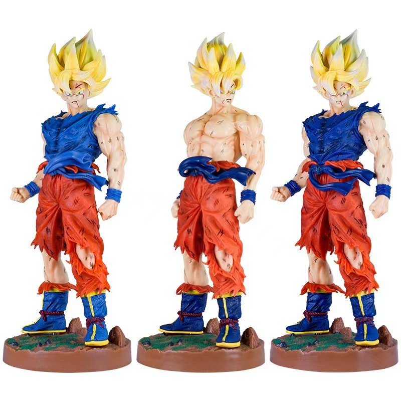 ドラゴンボールスーパーサイヤ人kd初の超戦損孫悟空台座の箱に飾られたモデルの手作り卸売り|undefined