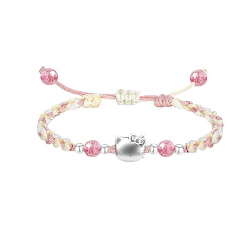 New Kitty Bracelet Hand-Woven High-Value Bracelet Student Birthday Gift for Girlfriend Accessories 2