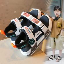 儿童凉鞋男童2025新款夏季软底中大童男款童鞋真皮夏款运动沙滩鞋