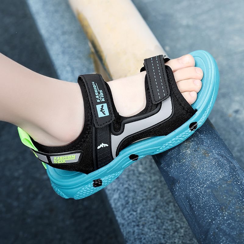 2026 Summer New Boys' Sandals, Sporty, Non-Slip, Soft Sole, Beach Sandals for Little Boys, Odor-Resistant, Lightweight and Comfortable