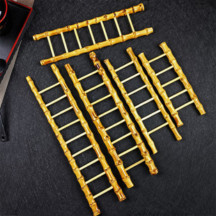 Sashimi Plate Decoration Small Ladder Buffet Restaurant Seafood Posture Props Roast Shop Creative Plate Decoration Bamboo Ladder