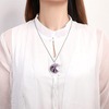 Organic pendant handmade, cute universal crystal necklace