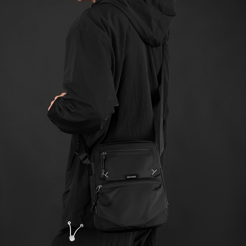 WEPOWER nuevo tipo de bolso de hombro vertical simple para hombres de viaje de gran capacidad al aire libre bolso de viaje inclinado