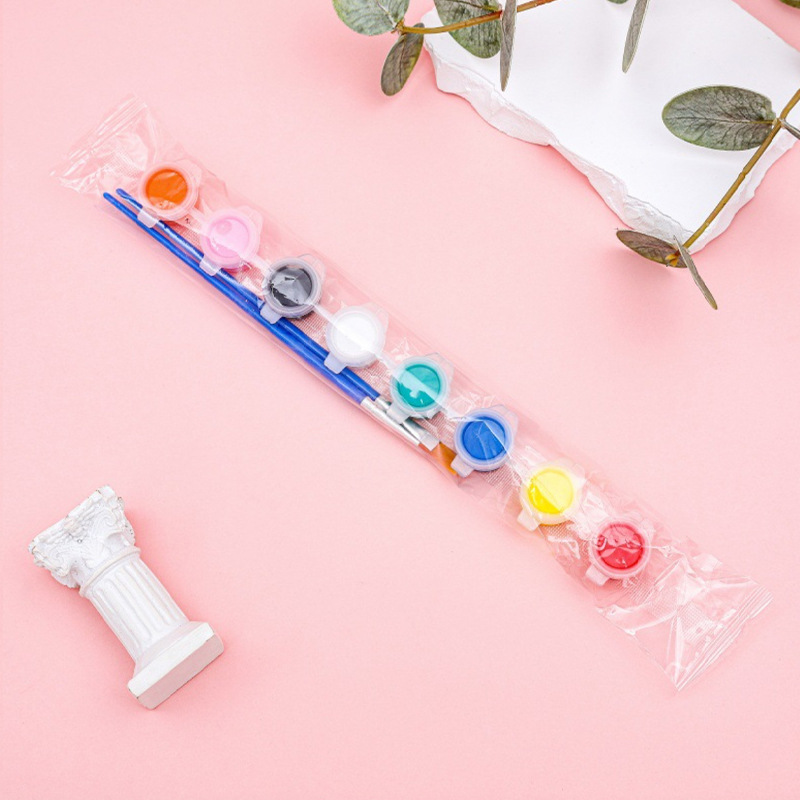 Pintura Acrílica Infantil de 12 Colores Set de 6