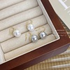 Small design advanced earrings from pearl, light luxury style, trend of season, Korean style