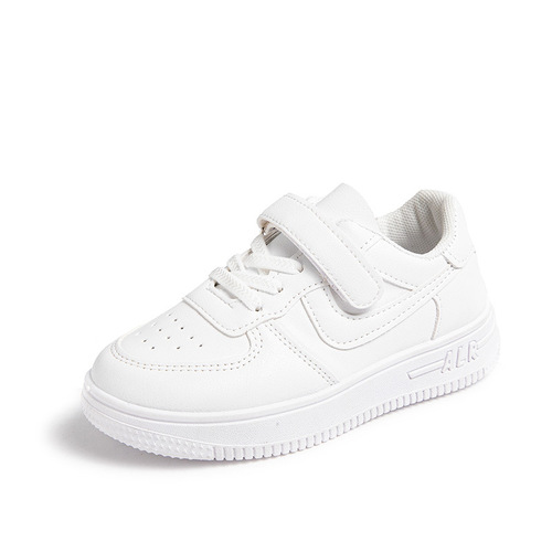 Children's white shoes new style  spring and autumn performance white shoes casual sneakers single shoes sports shoes trendy children's shoes