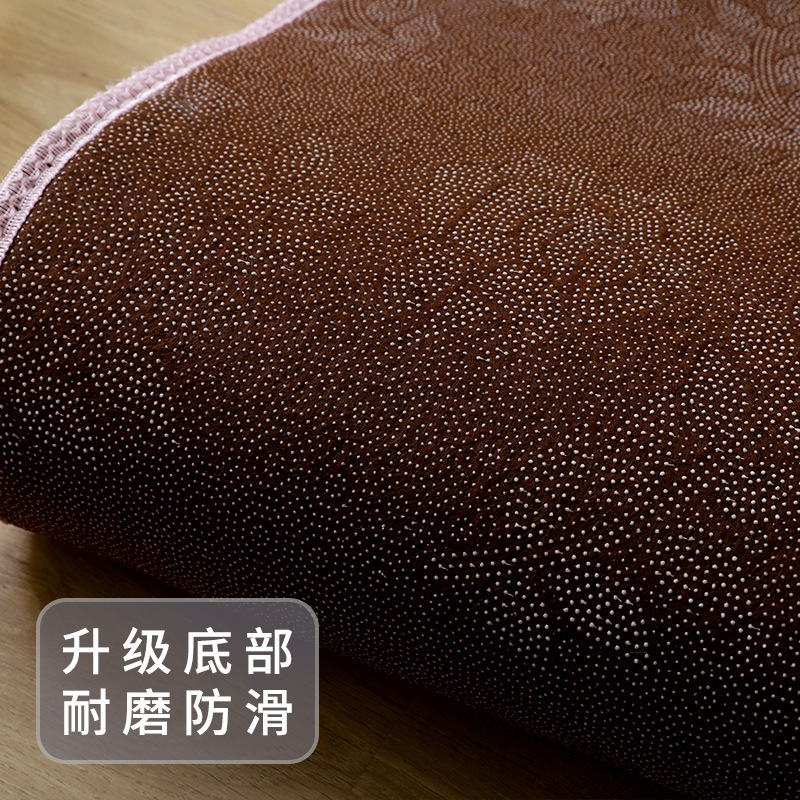 北欧insはシルクカーペットの寝室のベッドの上のじゅうたんの長い毛の客間のお茶の数を染めて書斎の円形のマットを敷きます。|undefined