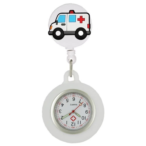 New stretchable and shrinkable medical nurse watch for women, cartoon cute night light watch, suitable for students and exams