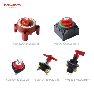Damavo 100A-600A Flame Retardant Power Supply Master Switch Push Button Type Power Off to Prevent Leakage for Vehicles and Ships