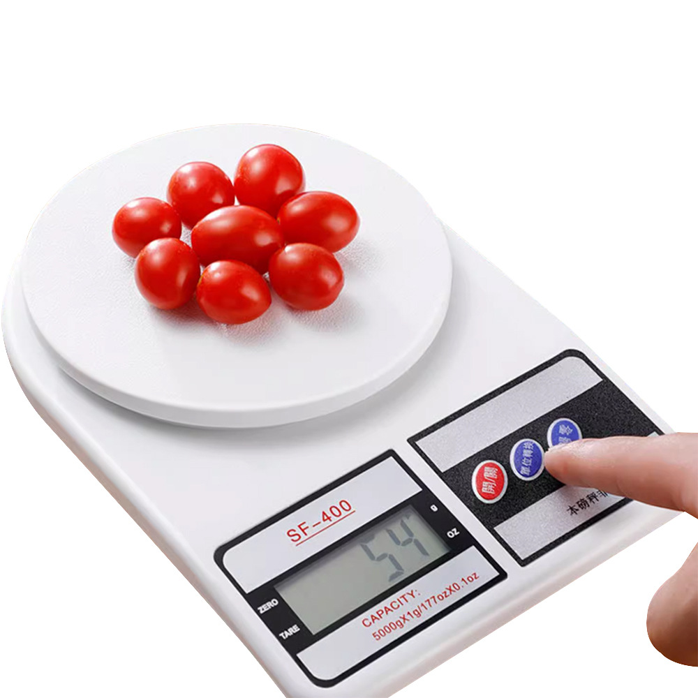 Balanza de cocina Escala electrónica hogar pequeña escala de pesaje preciso Escala de alimentos gramo peso varios grados hornear Escala electrónica