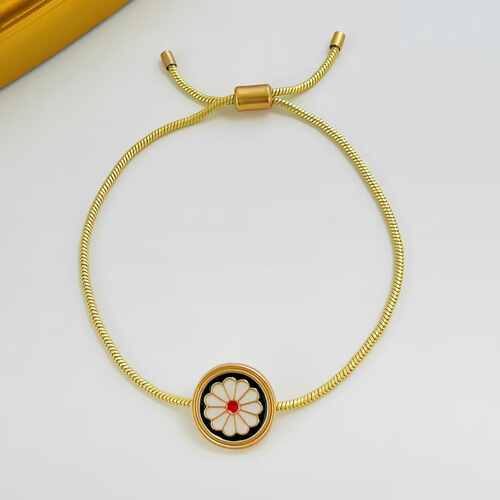 Elegant and Affordable Western and European Style Minimalist Design Geometric Pull-out Adjustable Bracelet for Instagram Influencers, Fashionable and Versatile Accessory for Wholesalers