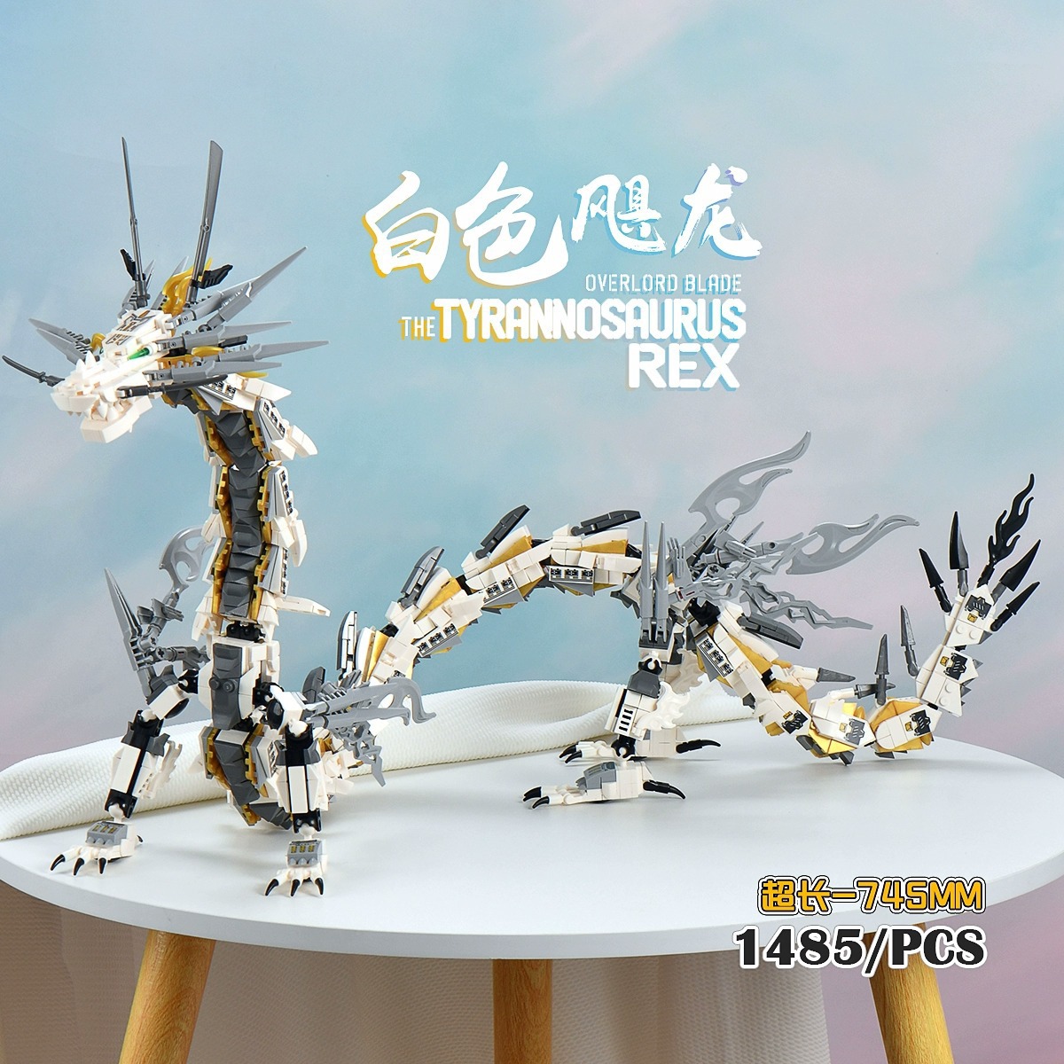 KaiZhiKY8093 Space Monster Mechanics White Hurricane Mech Compatible con Lego Juguetes para niños