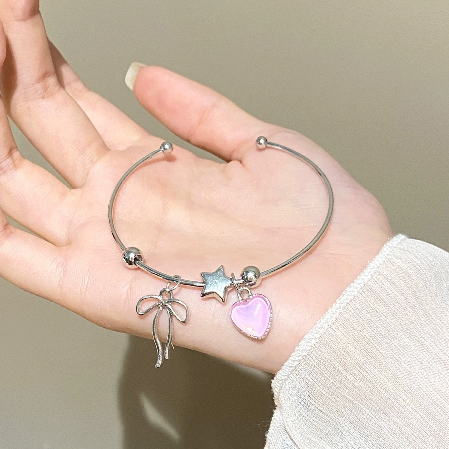 Bracelet, copper jewelry Korean light-luxury style, delicate adjustable design