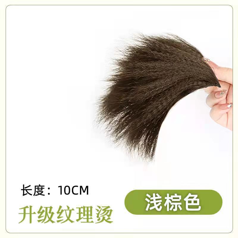Peel de maíz almohadilla pelucón cráneo alto esponjoso artefacto femenino invisible almohadilla pelucón raíz de cabello
