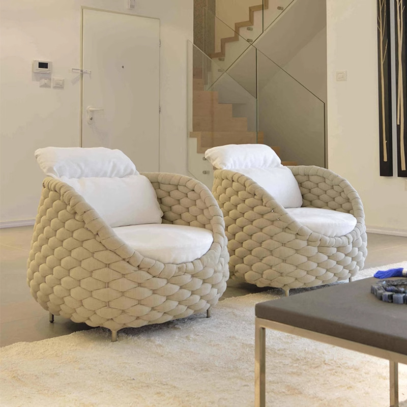 Villa al aire libre sofá combo ventas patio jardín ocio muebles de caña diseñador silla de caña balcón al aire libre