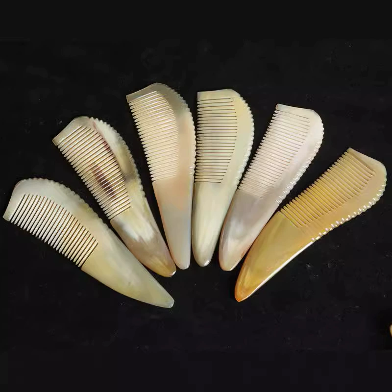 Factory wholesale white yak angle combs small corner tip with sharp tail combed tail tail massage smooth hair comb