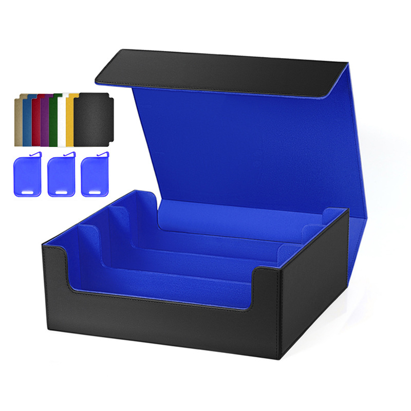 검정색과 파란색(구성: 컬러 카드 8개 + 스페이서 클립 3개)