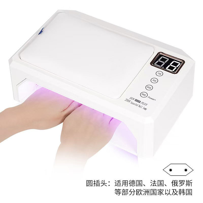 Lámpara de manicuras con almohada de mano, máquina de manicuras de alta potencia, secador rápido, tienda de manicuras, lámpara de manicuras, secador de gel de manicuras