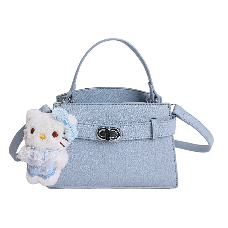 Textura de alta calidad nicho bolso de mano pequeño bolso de mujer nuevo ligeramente lujoso estampado lichi bolso Kylie bolso de mochila de estilo exterior