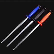 钨钢细纹12寸磨刀棒磨刀器挡屠夫卖肉专业荡刀棍耐力德菜刀